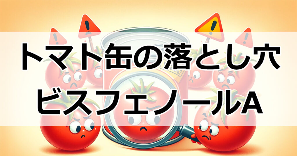 トマト缶の意外な落とし穴 ビスフェノールAとは？