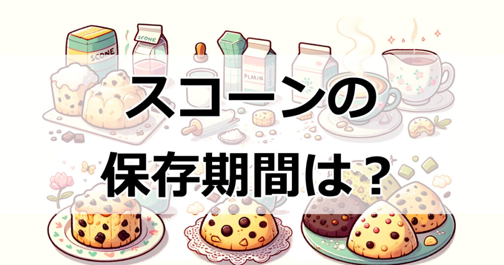 スコーンの保存期間は？賞味期限切れでも大丈夫？