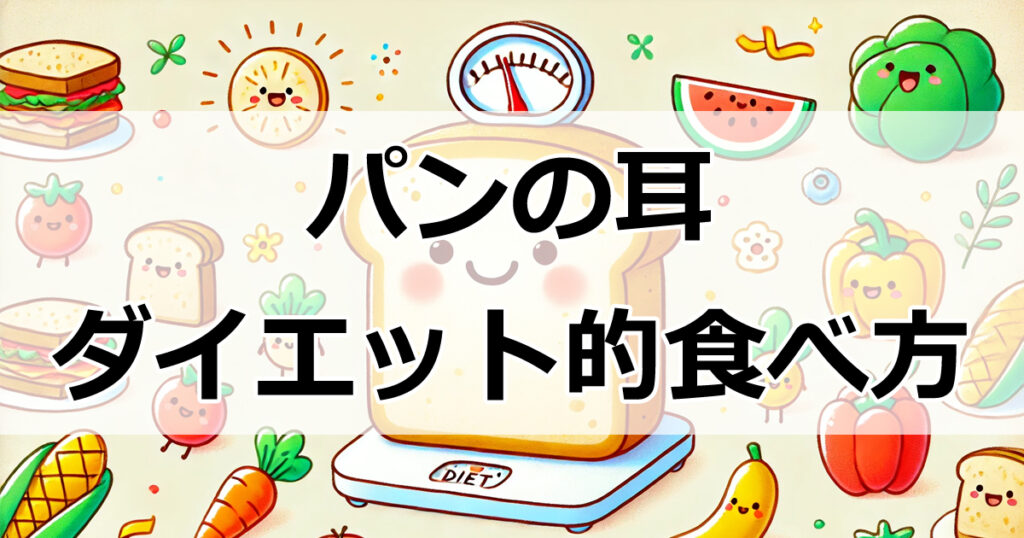 パンの耳は高カロリー？ダイエットに効果的な食べ方を徹底解説！