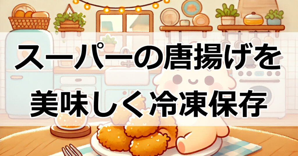 スーパーの唐揚げを美味しく冷凍保存！冷凍方法と日持ちの秘訣