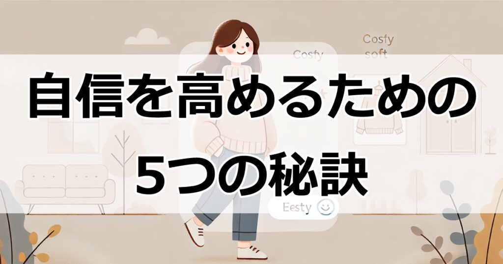 自信を高めるための5つの秘訣：あなたの生活を変える第一歩