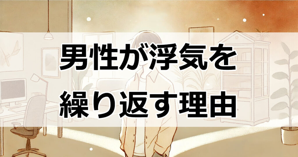 男性が浮気を繰り返す理由と家庭崩壊を防ぐ方法