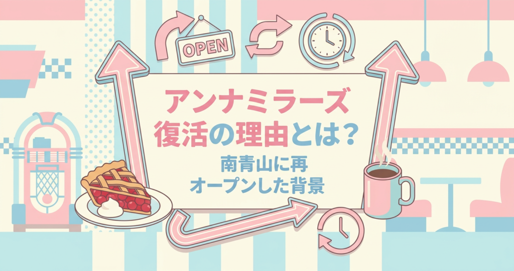 アンナミラーズ復活の理由とは？南青山に再オープンした背景