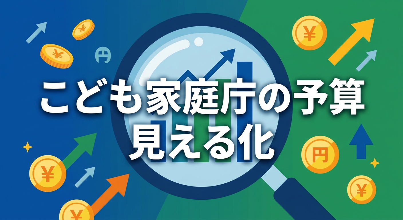 こども家庭庁の予算 見える化