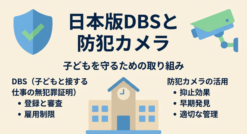 日本版DBSと防犯カメラ