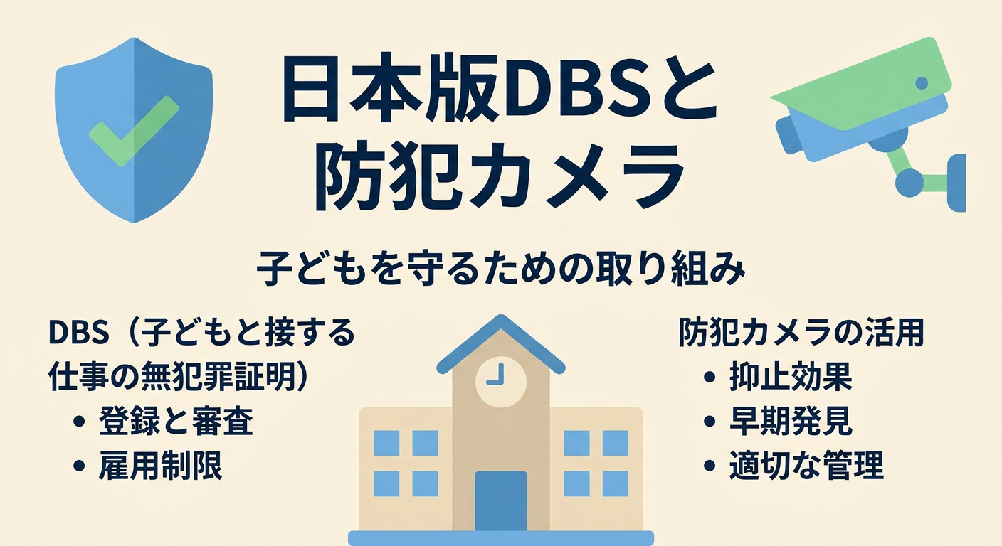 日本版DBSと防犯カメラ