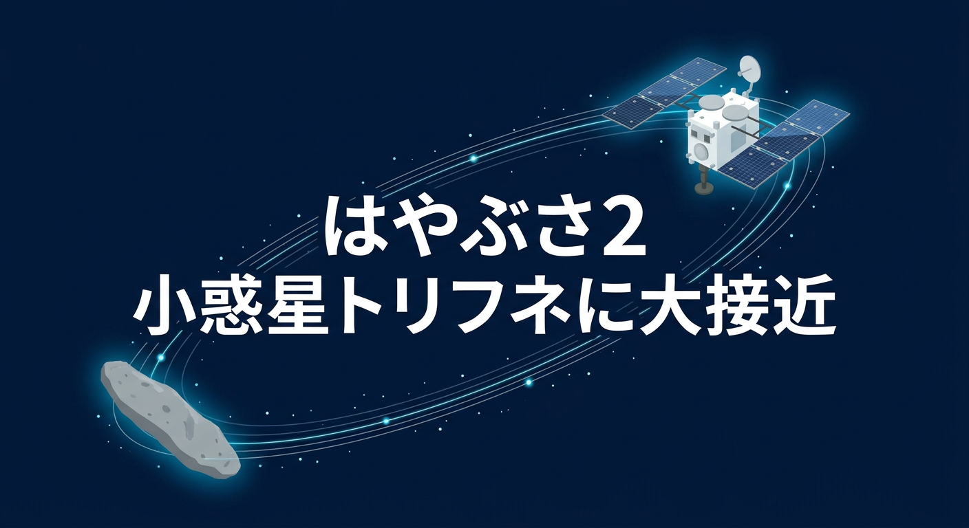 はやぶさ2 小惑星トリフネに大接近
