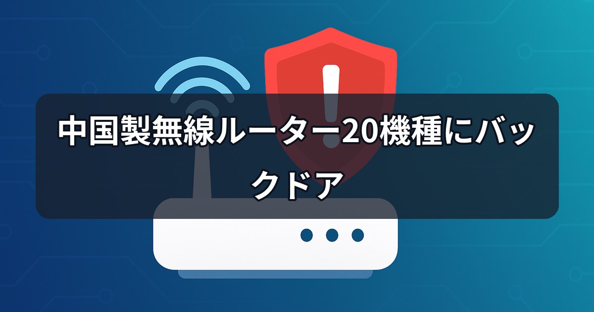 無線ルーターと警告マークのイメージ